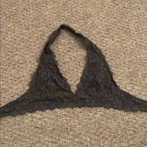 Grey lace bandeau